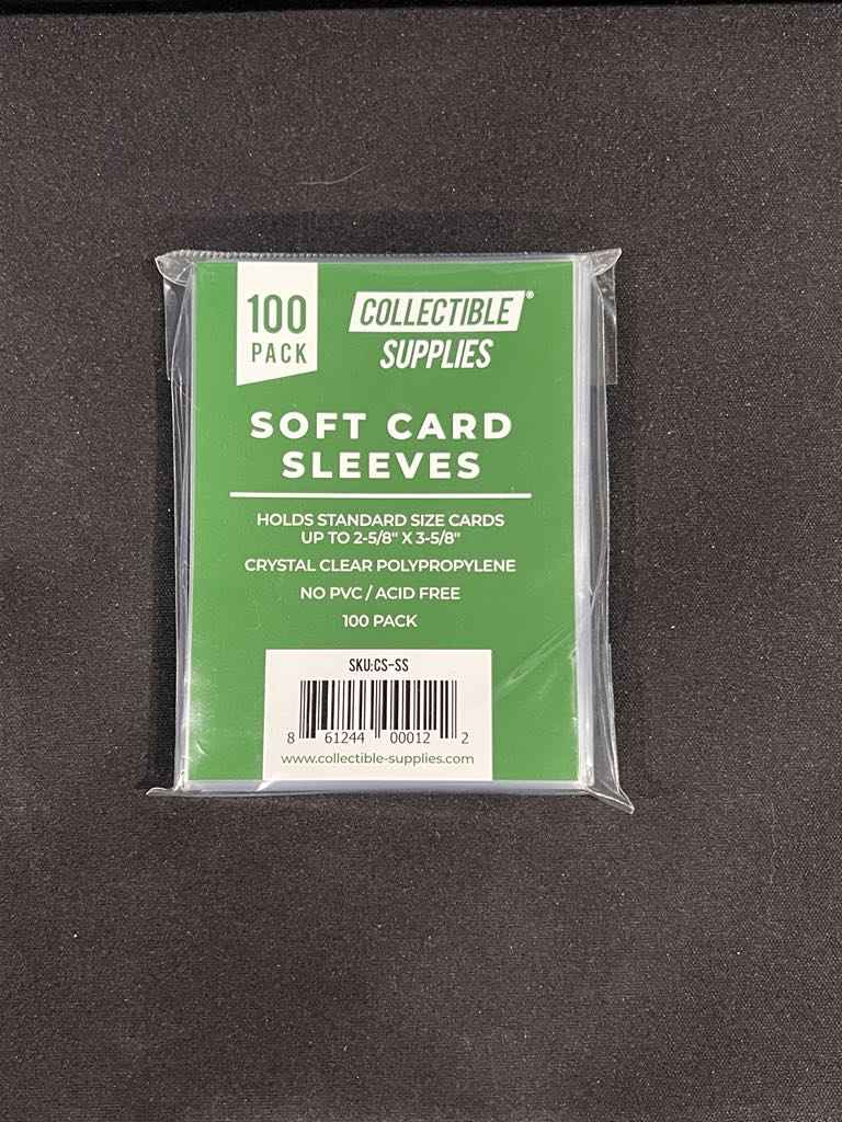 100 Soft card sleeves (1pack) image 0
