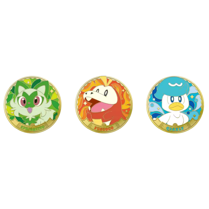 Pokemon TCG Paldea Metal Magnetic Sticker Set (CN)