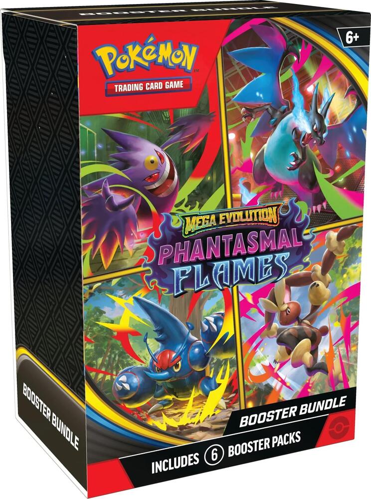 Pokémon Phantasmal Flames Booster Bundle | 6-Pack Value