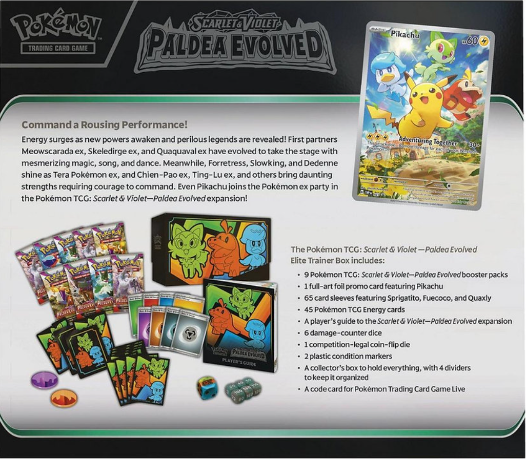 Paldea Evolved Elite Trainer Box image 2