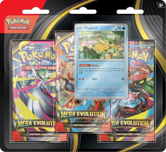 Pokemon TCG Mega Evolutions 3 pack blister (EN)