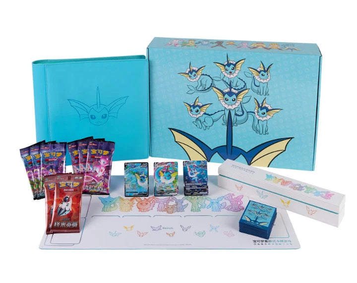 Chinese Eevee GX Gift Box (Vaporeon/Jolteon/Flareon) | 2024 Pokémon TCG