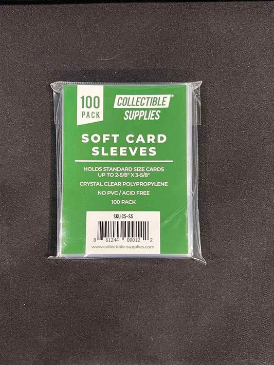 100 Soft card sleeves (1pack) image 0
