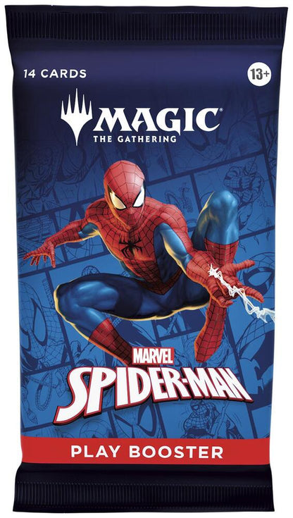 Marvel’s Spider-Man Sleeved Play Booster Pack (SPM) – Magic: The Gathering