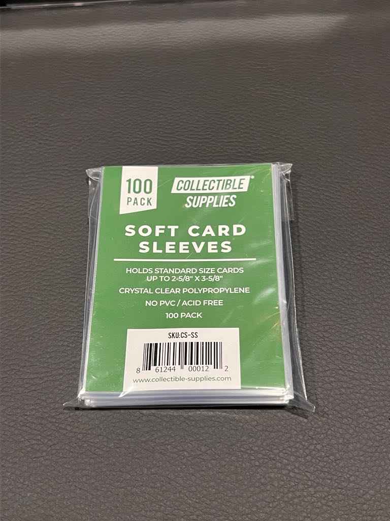 100 Soft card sleeves (1pack) image 1