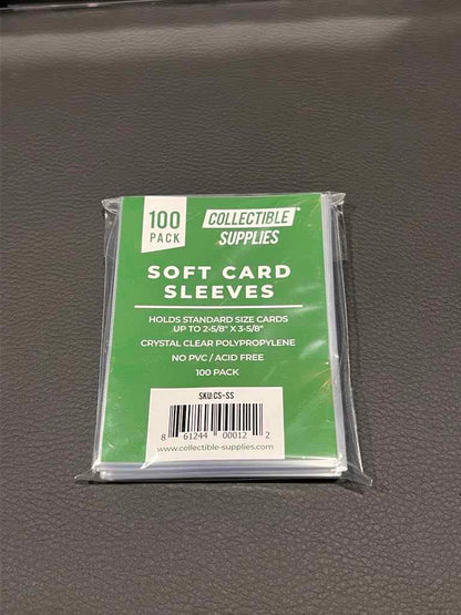 100 Soft card sleeves (1pack) image 1