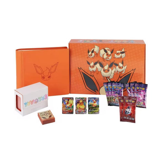 Chinese Eevee GX Gift Box (Vaporeon/Jolteon/Flareon) | 2024 Pokémon TCG