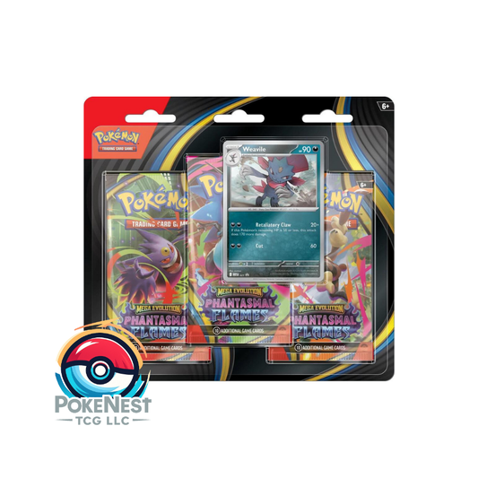 Pokemon Phantasmal Flames 3 pack Blister