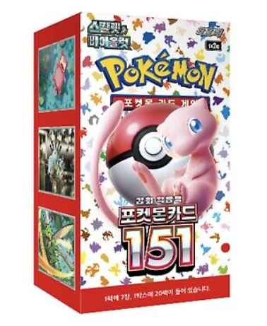 Pokemon TCG Scarlet & Violet - 151 booster box (KR)