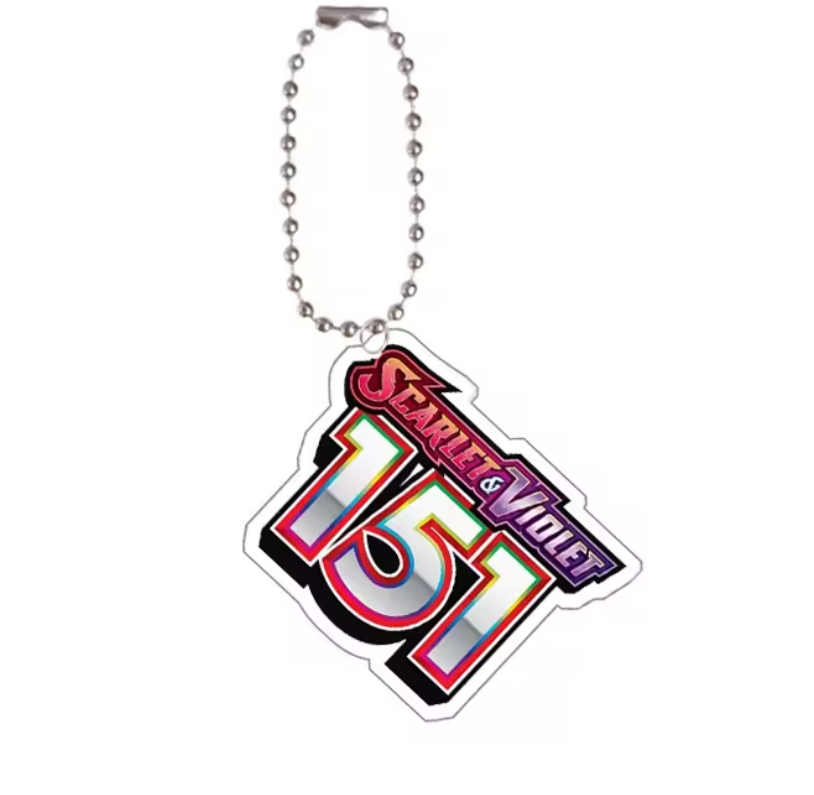 Scarlet & Violet Acrylic Keychain Binder Tags (EN) | Pokémon TCG Organizer