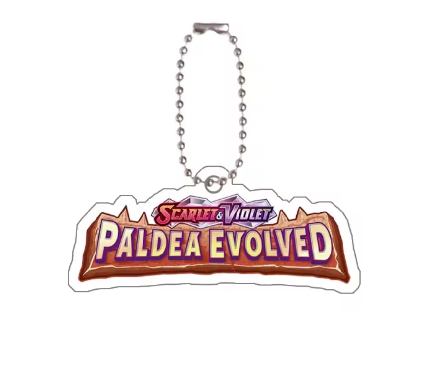 Scarlet & Violet Acrylic Keychain Binder Tags (EN) | Pokémon TCG Organizer